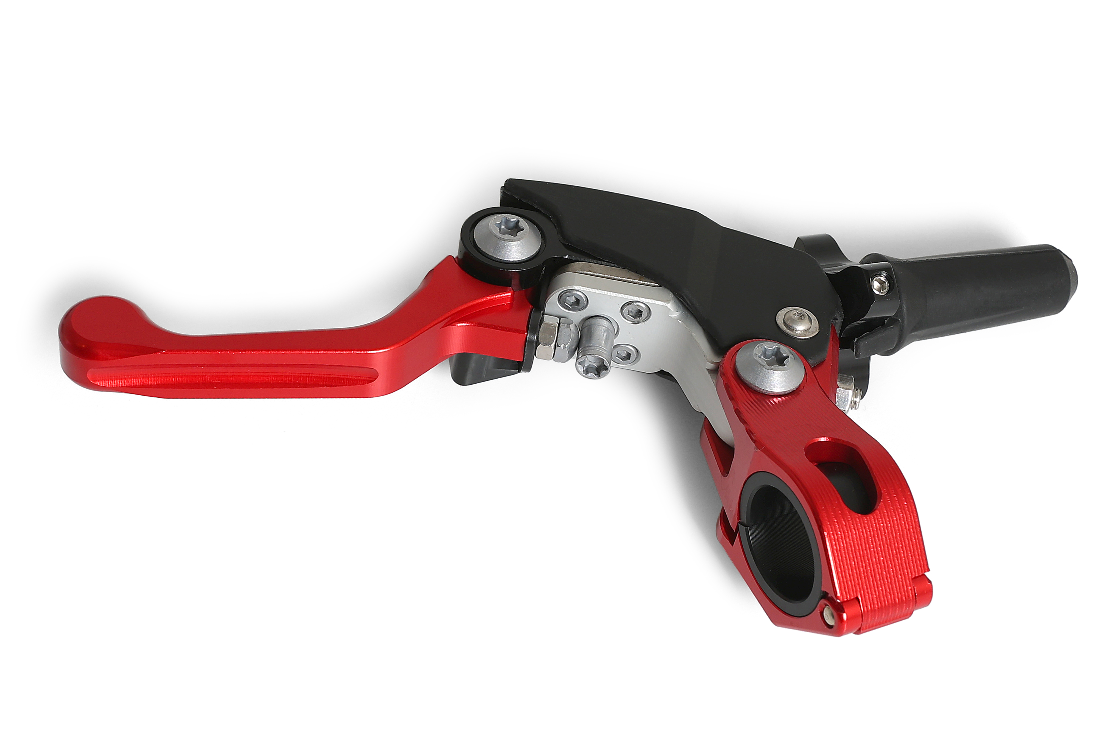 Рычаг алюминий сцепления короткий CNC красный