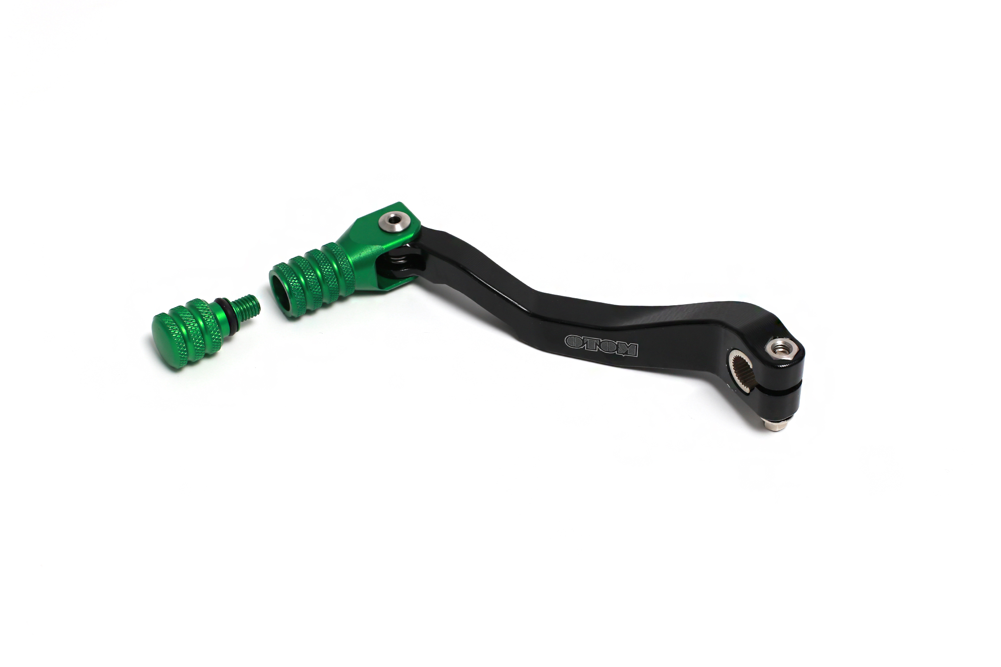 Рычаг переключения передач OTOM CNC ZS 177 nc Avantis Enduro 250Pro/ Kayo K6/ GR7 250 4t Pro зеленый