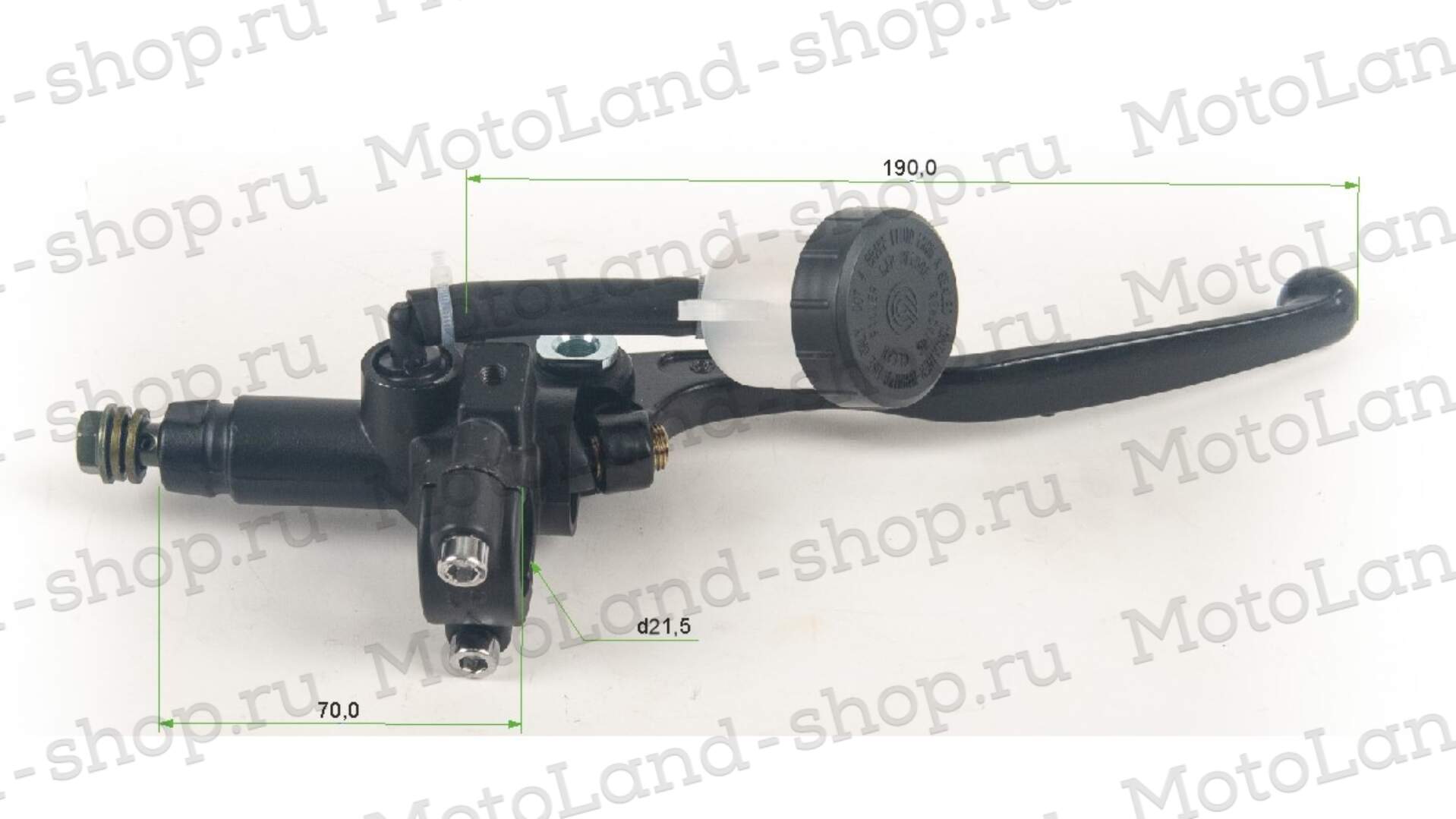 Главный тормозной цилиндр передний с бочком