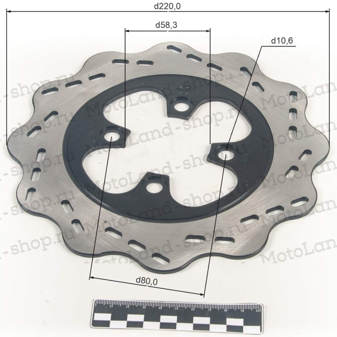 Диск тормозной задний CRF 250/KAYO K1/BSE J1/J2