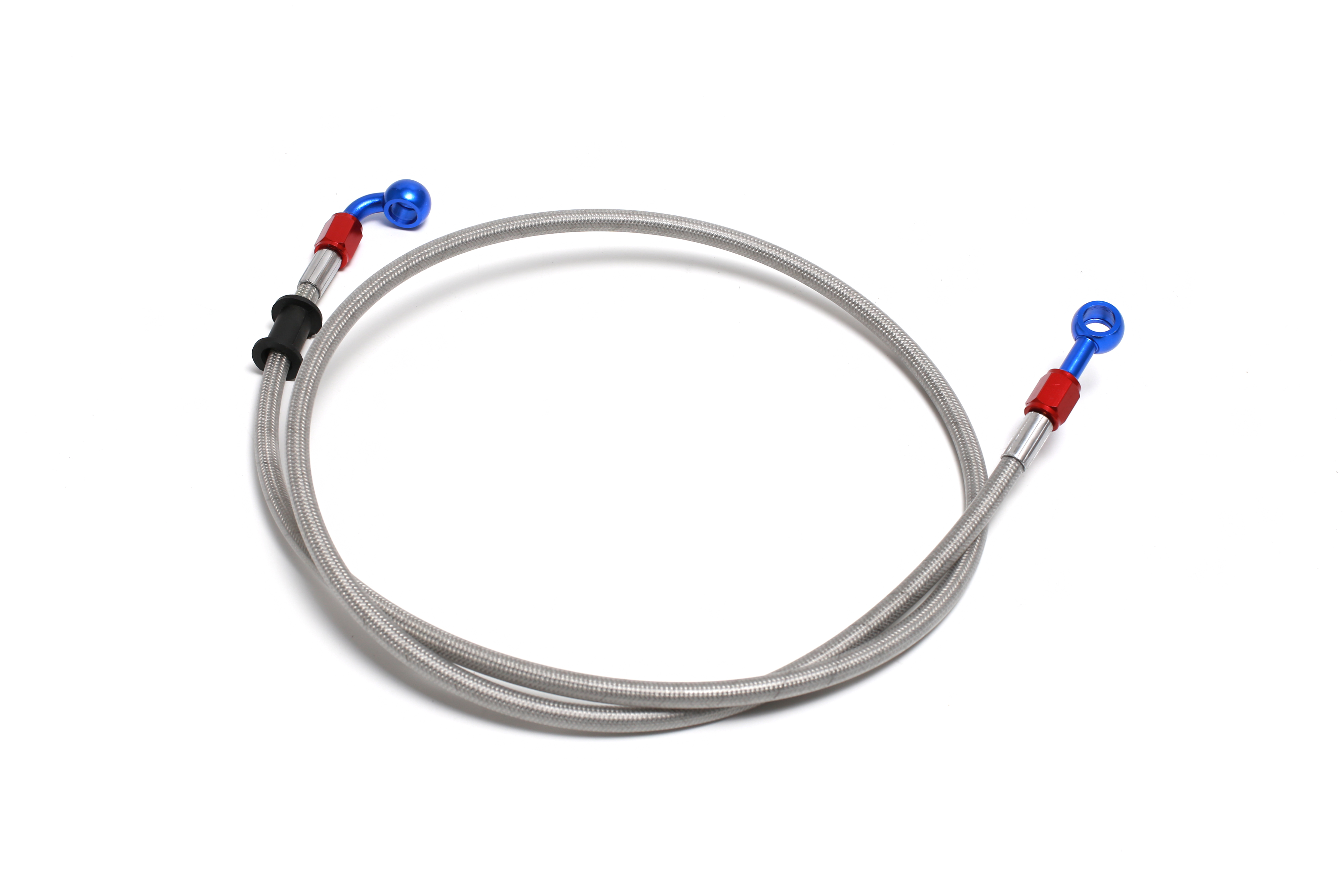 Шланг тормозной армированный L-1100 mm M10/прямой - M10/90°