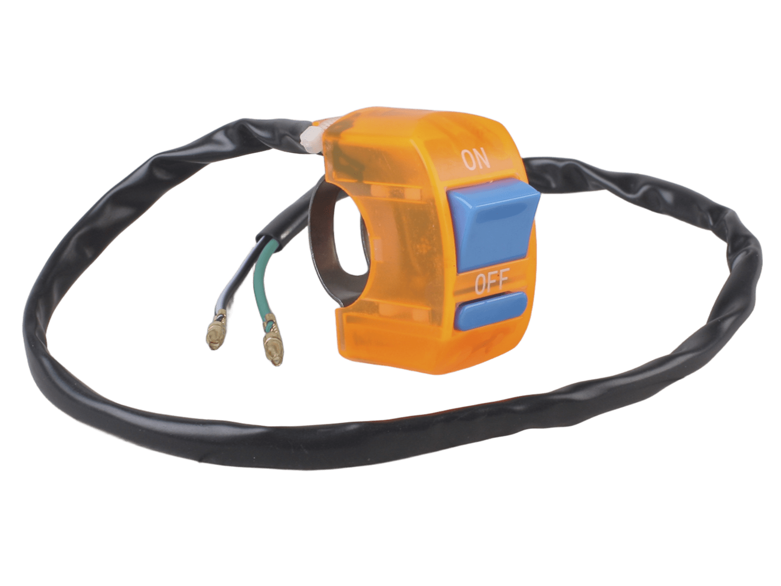Пульт универсальный стоп двигателя / вкл-выкл фары оранжевый (3 провода)