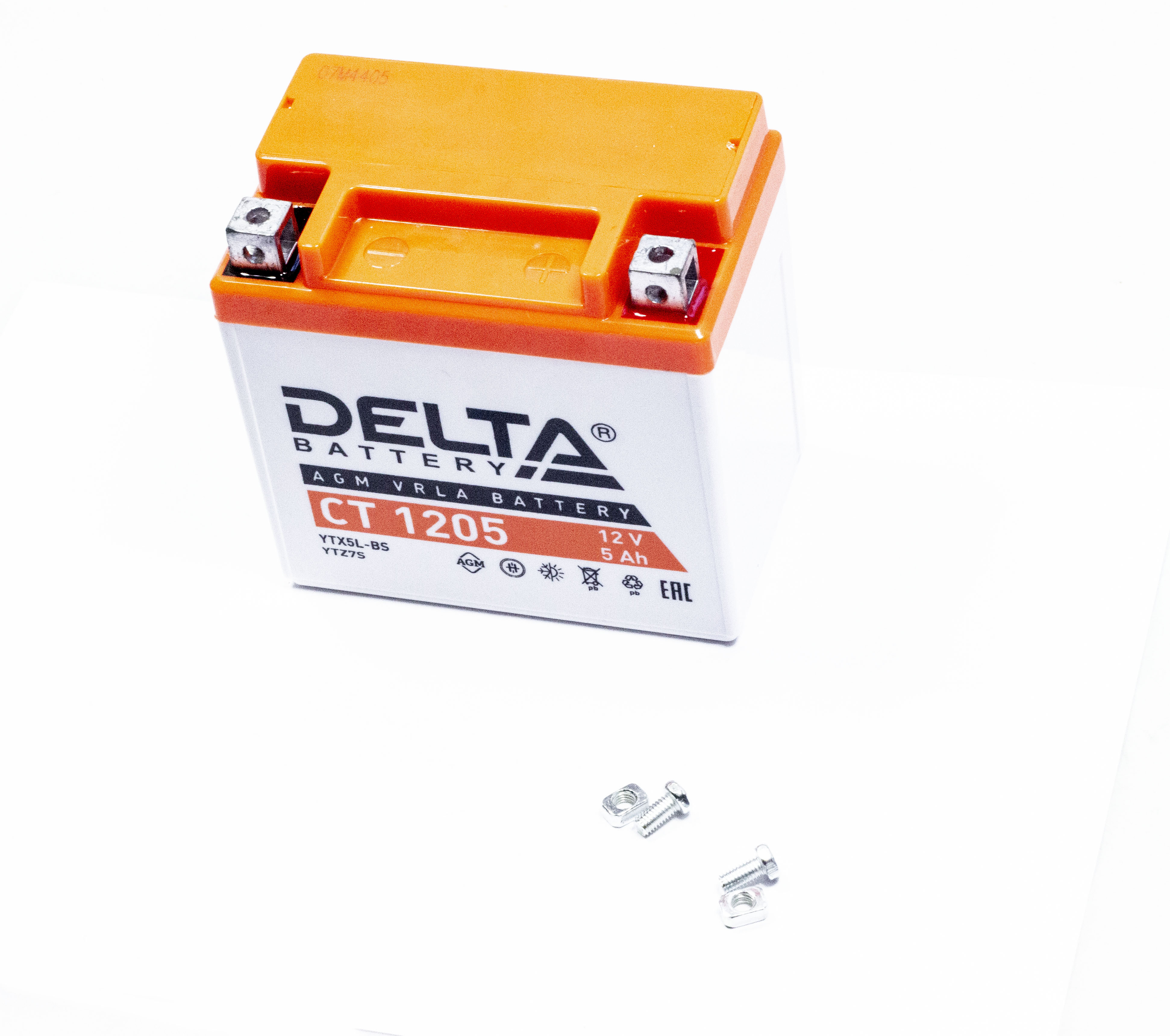 АКБ DELTA  CT 1205 YTX5L-BS (114 х 68 х 106)