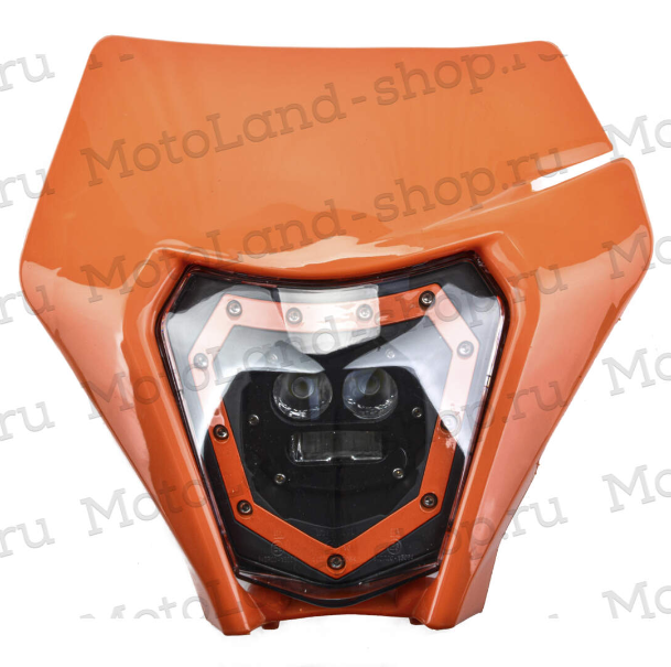 Фара в сборе тип KTM оранжевая Exreme Enduro