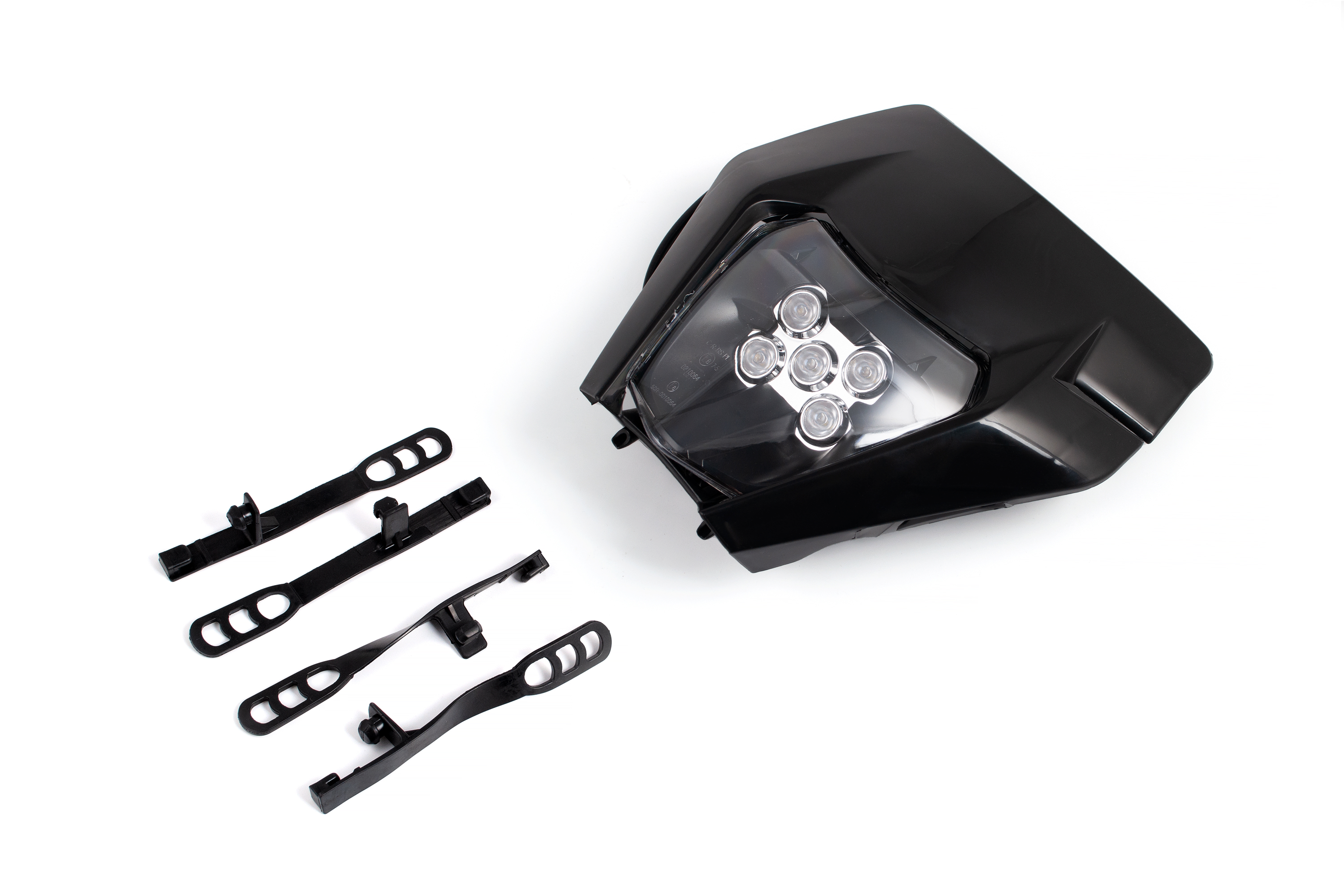 Фара в сборе для эндуро LED Extreme KTM, Altete, GR8, Avantis черная (без ходового)