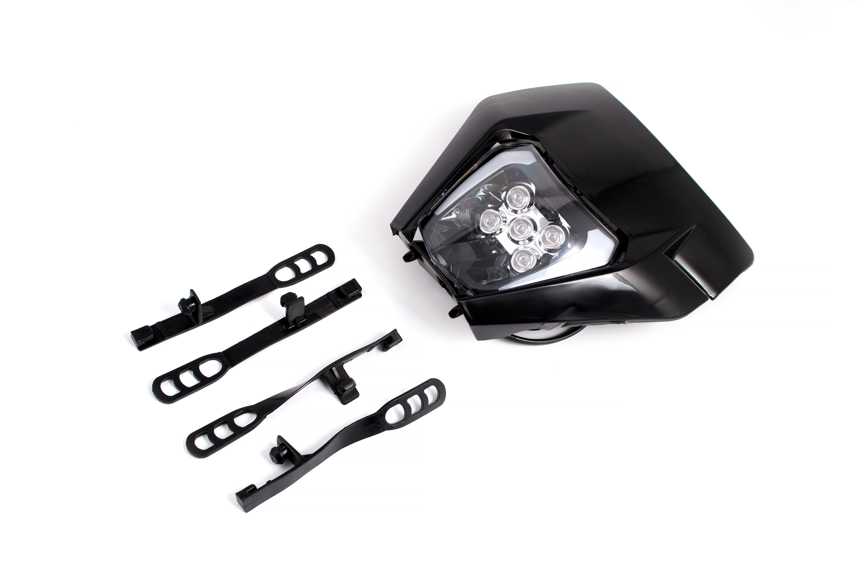 Фара в сборе для эндуро LED Extreme KTM, Altete, GR8, Avantis черная OTOM