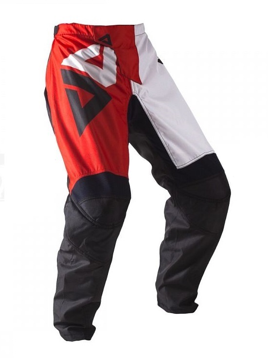 Брюки для мотокросса ATAKI Strike красные/черные   S
