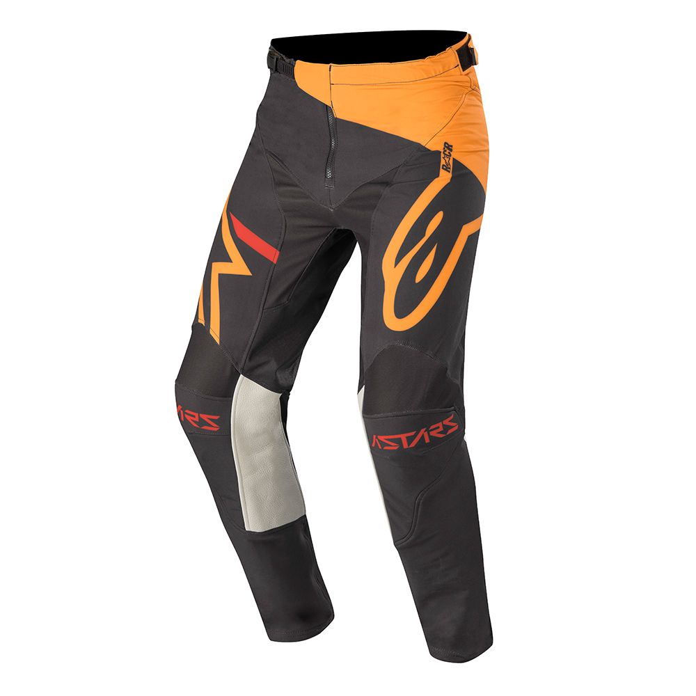 Мотобрюки кроссовые RACER TECH COMPASS PANTS черно-оранжевые, 14, 34