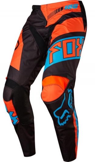 Мотоштаны Fox 180 Falcon Pant Black/Orange W32 (17256-016-32)