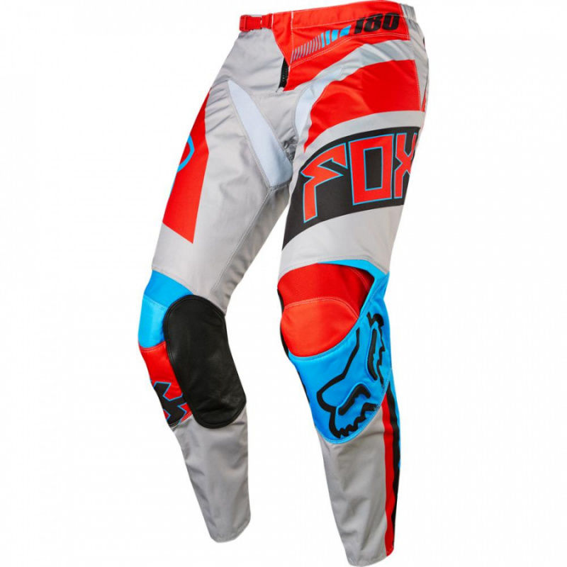 Мотоштаны Fox 180 Falcon Pant Grey/Red W34 (17256-037-34)