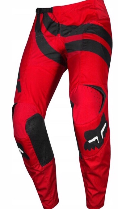 Брюки для мотокросса FOX 180 Cota красные/чёрные 34