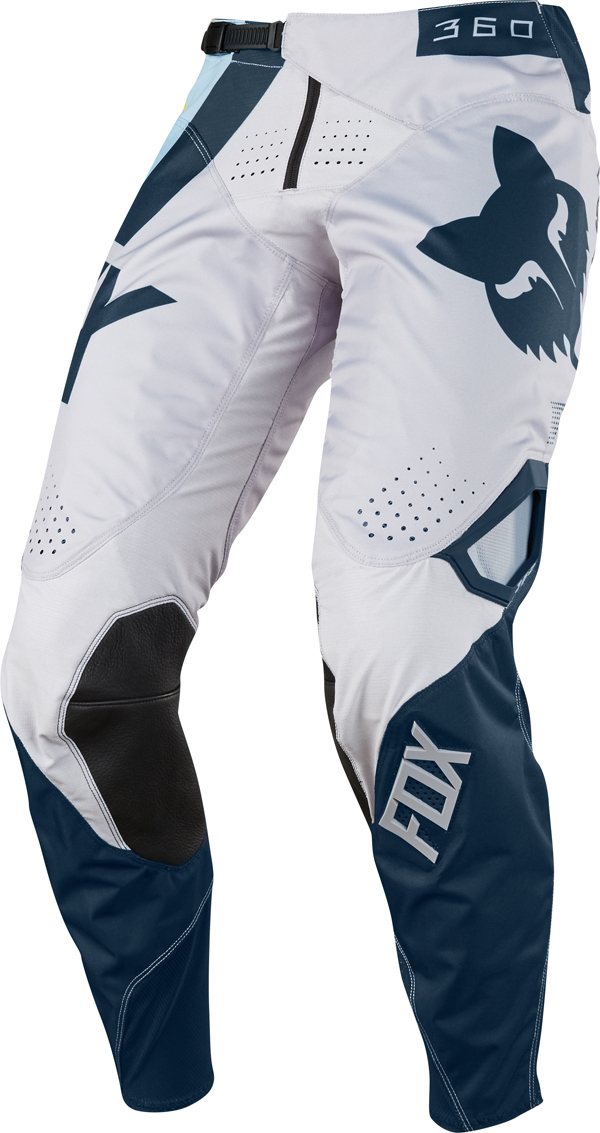 Брюки для мотокросса FOX 360 Draftr серые/синие 32