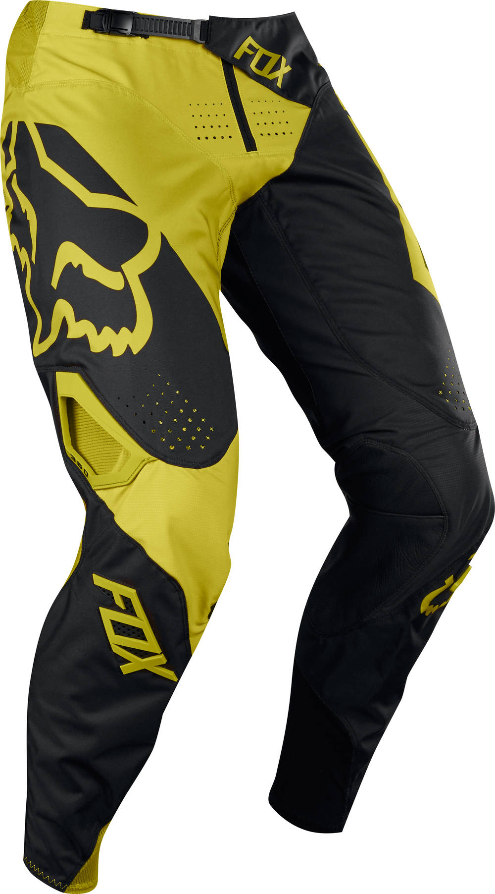 Брюки для мотокросса FOX 360 Preme чёрные/жёлтые 32