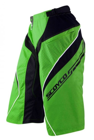 Мотошорты P032 зелен. XL Scoyoco