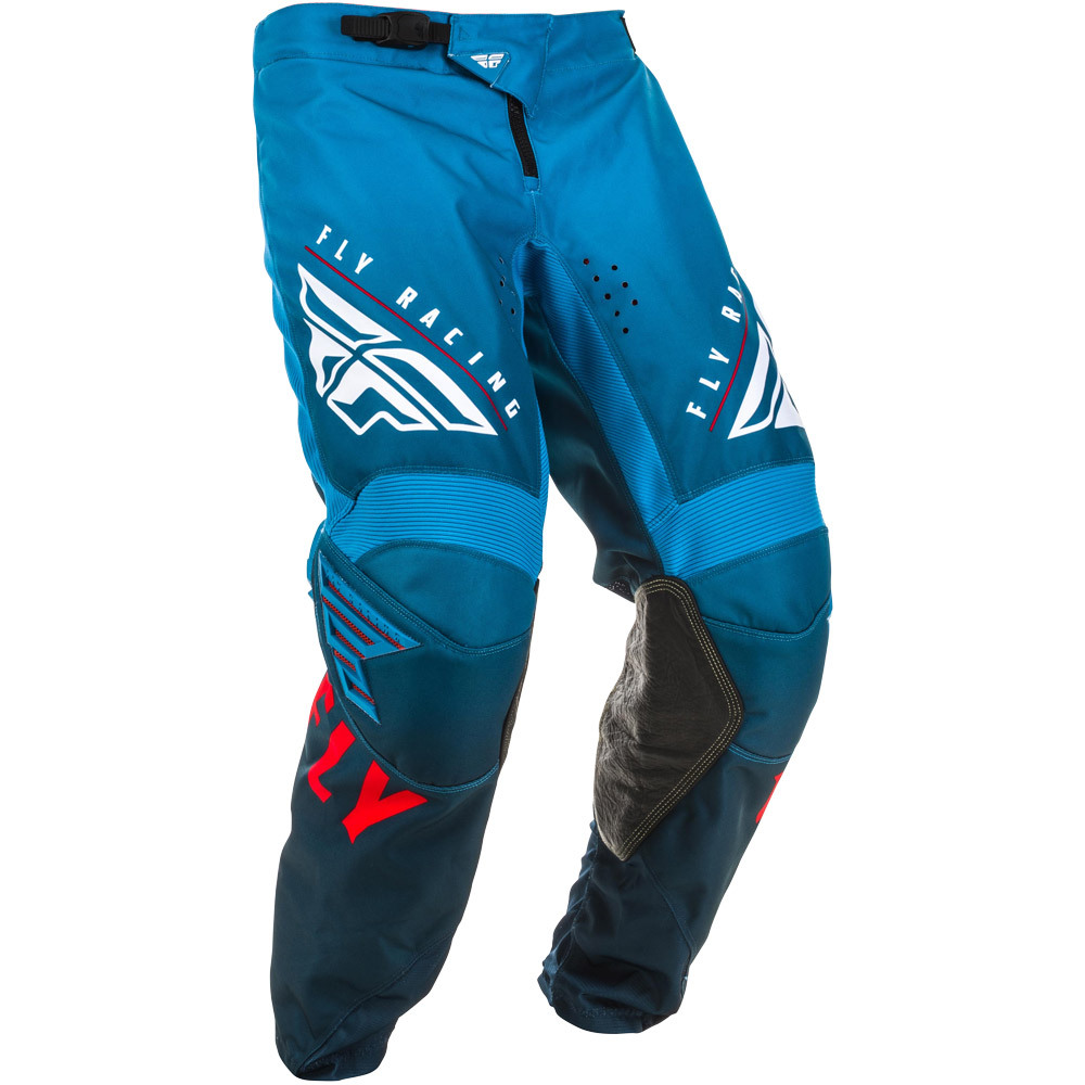 Брюки для мотокросса FLY RACING KINETIC K220 синие/белые/красные (2020) 24