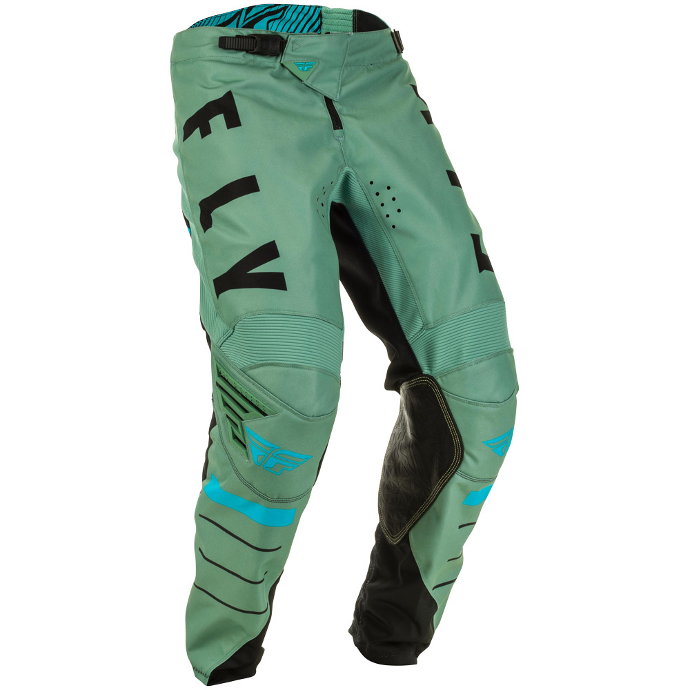Брюки для мотокросса FLY RACING KINETIC K120 зеленые/черные (2020) 20