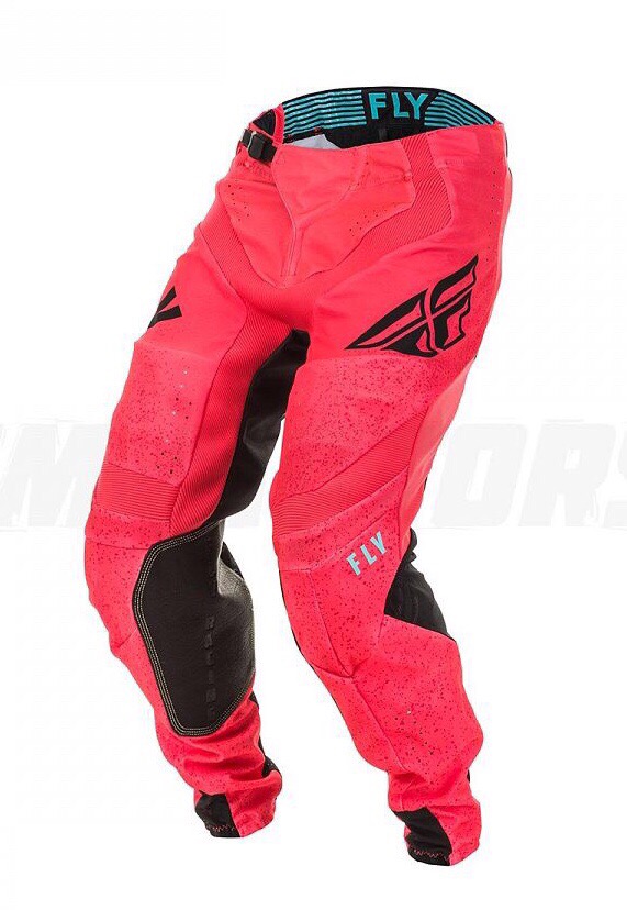 Брюки для мотокросса FLY RACING LITE HYDROGEN розовые/черные/синие (2020) 36