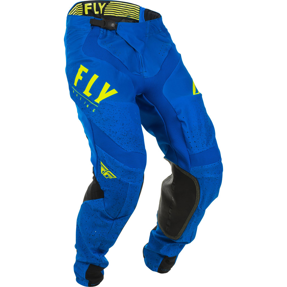 Брюки для мотокросса FLY RACING LITE HYDROGEN синие/черные/Hi-Vis желтые (2020) 36