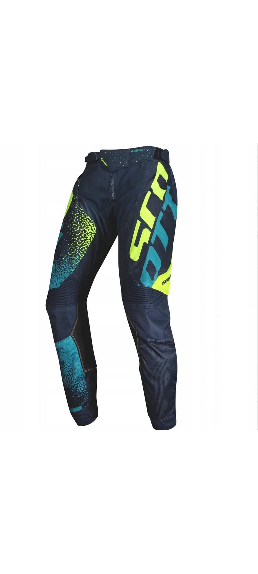 Брюки 450 Noise голубой/желтый 30