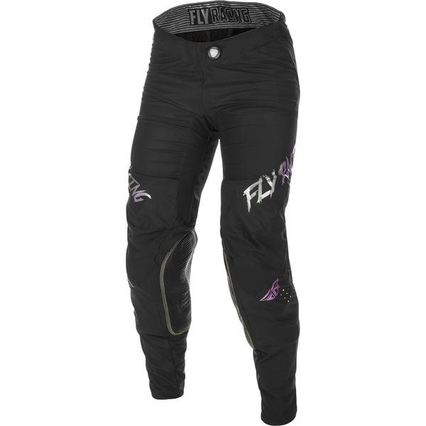 Брюки для мотокросса FLY RACING LITE S.E. черные/серебристые 2021 30