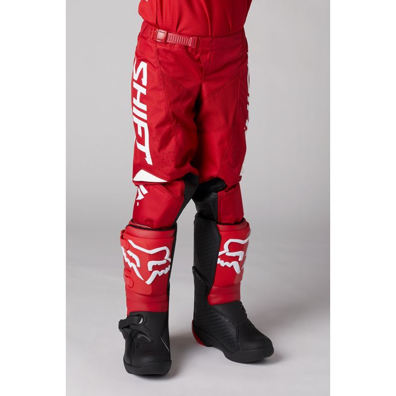 Мотоштаны подростковые Shift White Label Trac Youth Pant Red, 28, 2021 (26384-003-28)