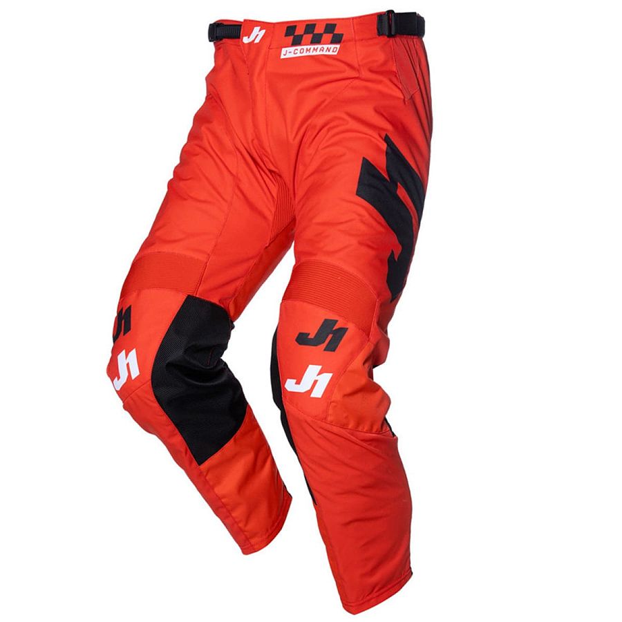 Брюки для мотокросса JUST1 J-COMMAND COMPETITION (красный/черный/белый, 28, 1560035-930-6225)