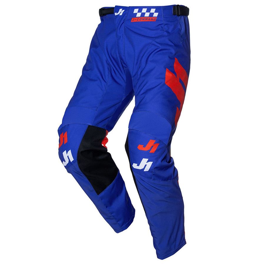 Брюки для мотокросса JUST1 J-COMMAND COMPETITION (синий/красный/белый, 30, 1560035-930-1080)
