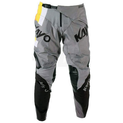 Брюки для мотокросса ATAKI Rampage серые/желтые XL