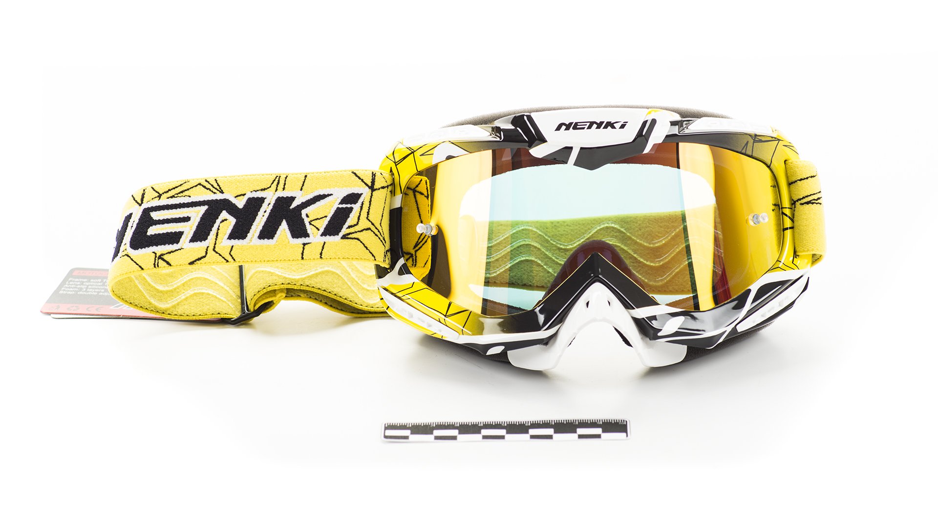 Очки Мотокросс NENKI NK-1016 желтые