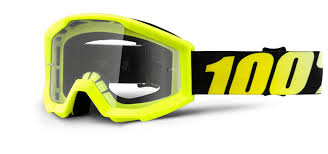 Очки подростковые 100% Strata JR Neon Yellow / Clear Lens (50500-004-02)