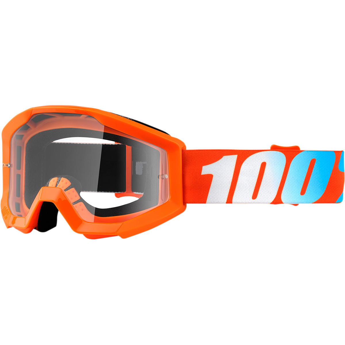 Очки подростковые 100% Strata JR Orange / Clear Lens (50500-006-02)
