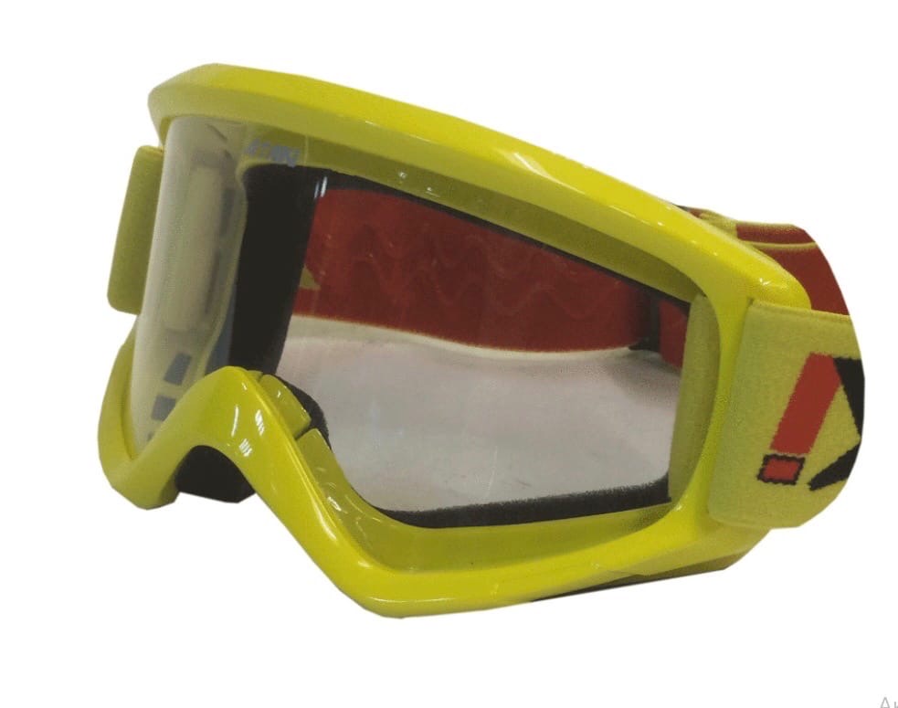 Очки для мотокросса ATAKI HB-319 желтые глянцевые