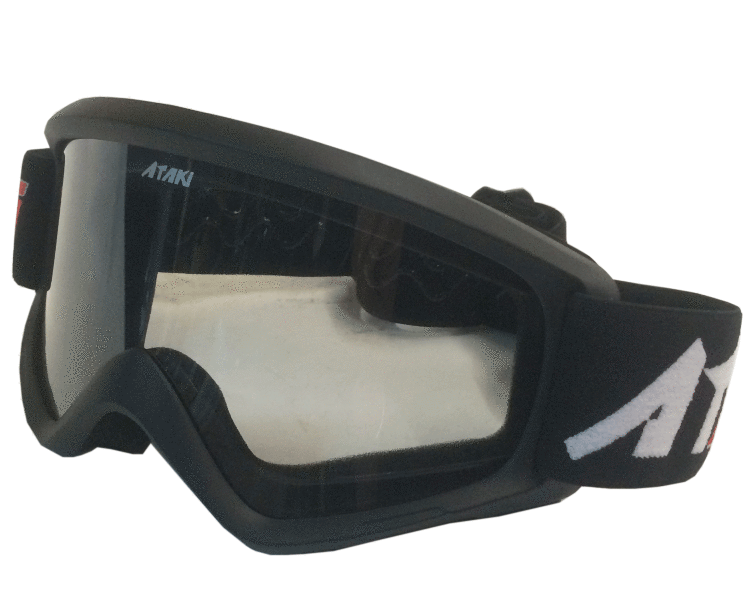 Очки для мотокросса ATAKI HB-319 черные матовые