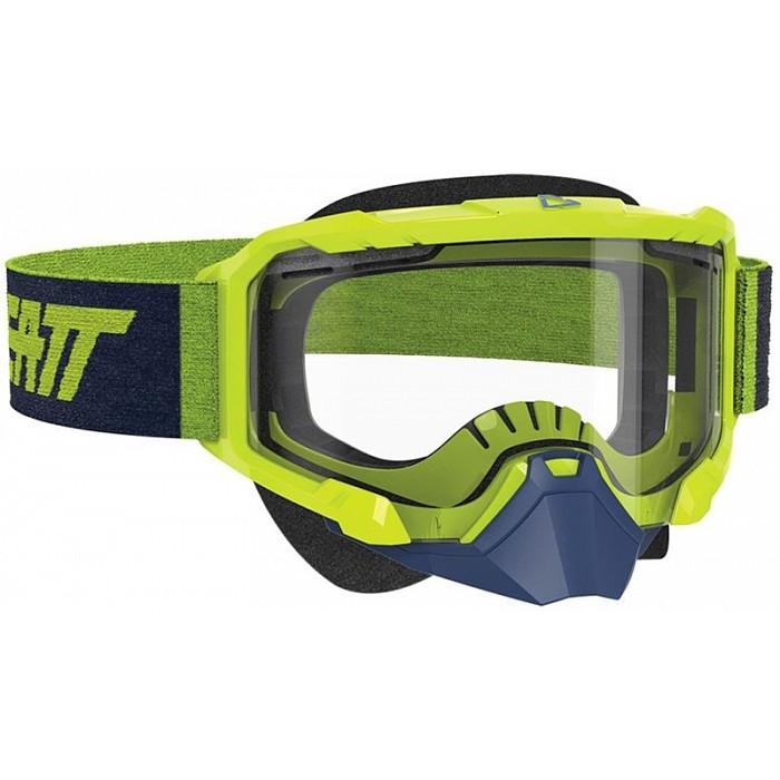 Очки Leatt Velocity 4.5 SNX Goggle Neon Lime Clear (8020003080)