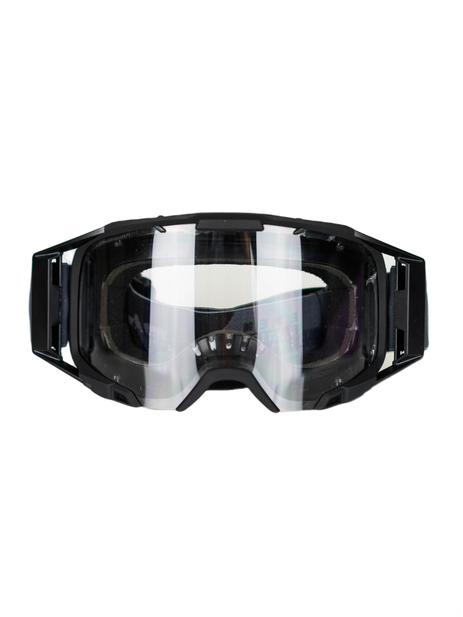 EF56 Кроссовые очки Base с двойной линзой Черный/Hi-Viz