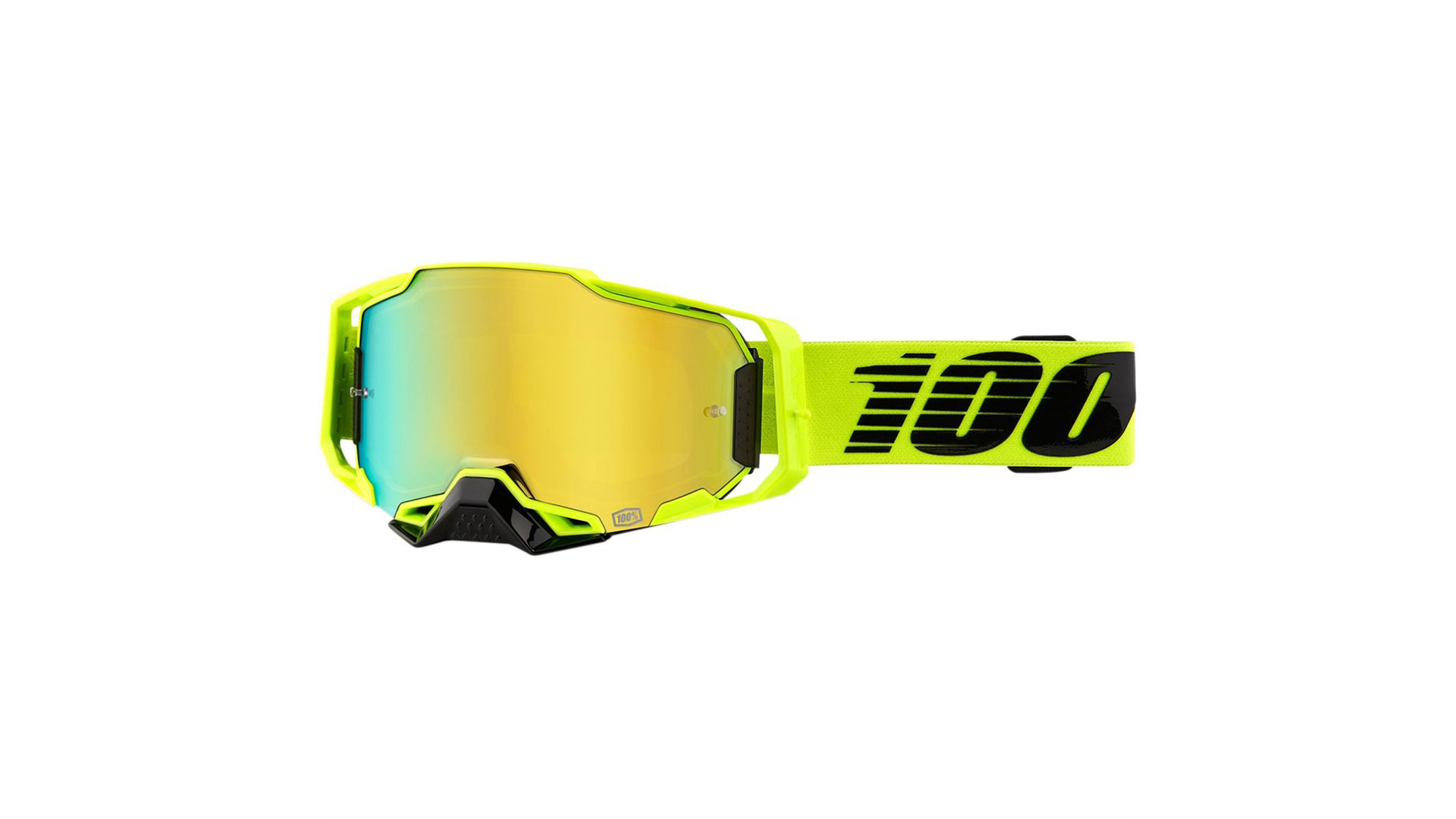 Очки 100% Armega Goggle Nuclear Citrus / Mirror Gold Lens (50005-00003)