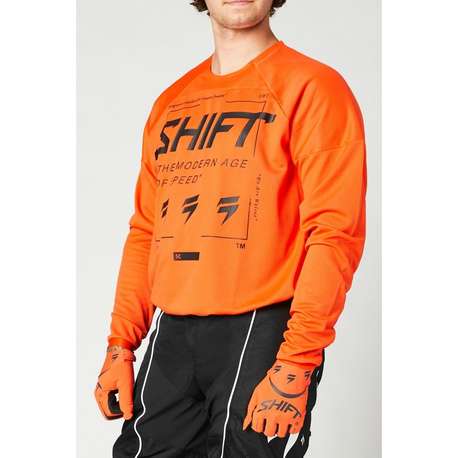 Мотоджерси Shift White Label Bliss Jersey Blood Orange, XXL, 2021 (26219-472-2X)