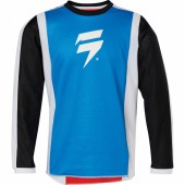 Мотоджерси подростковая Shift Whit3 Race 2 Youth Jersey White/Red/Blue, M, 2020 (24166-574-M)