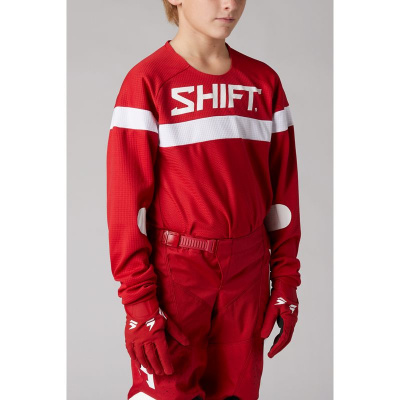 Мотоджерси подростковая Shift White Label Haut Youth Jersey Red, YS, 2021 (26698-003-YS)
