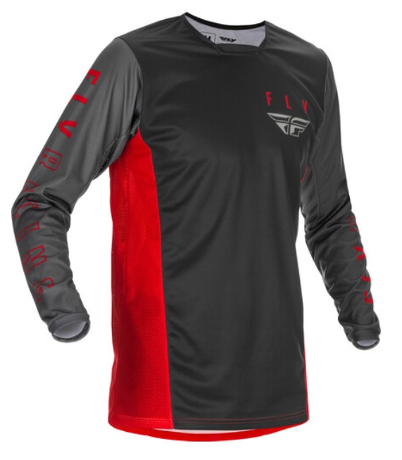 Джерси FLY RACING KINETIC K121 красная/серая/черная 2021 XL