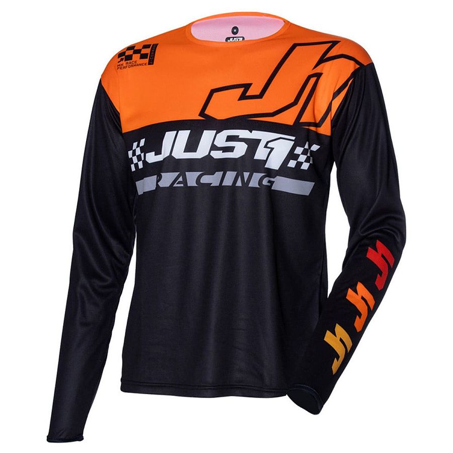 Джерси JUST1 J-COMMAND COMPETITION (черный/оранжевый, XL, 1560035-929-8608)