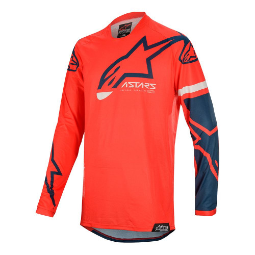 Джерси RACER TECH COMPASS JERSEY черно-оранжевый, 14, M