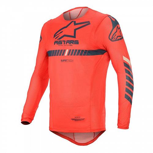 Джерси SUPERTECH JERSEY оранжево-бело-синий, 447, M