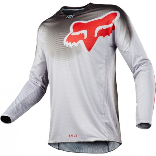 Футболка для мотокросса FOX 360 Viza серая  M