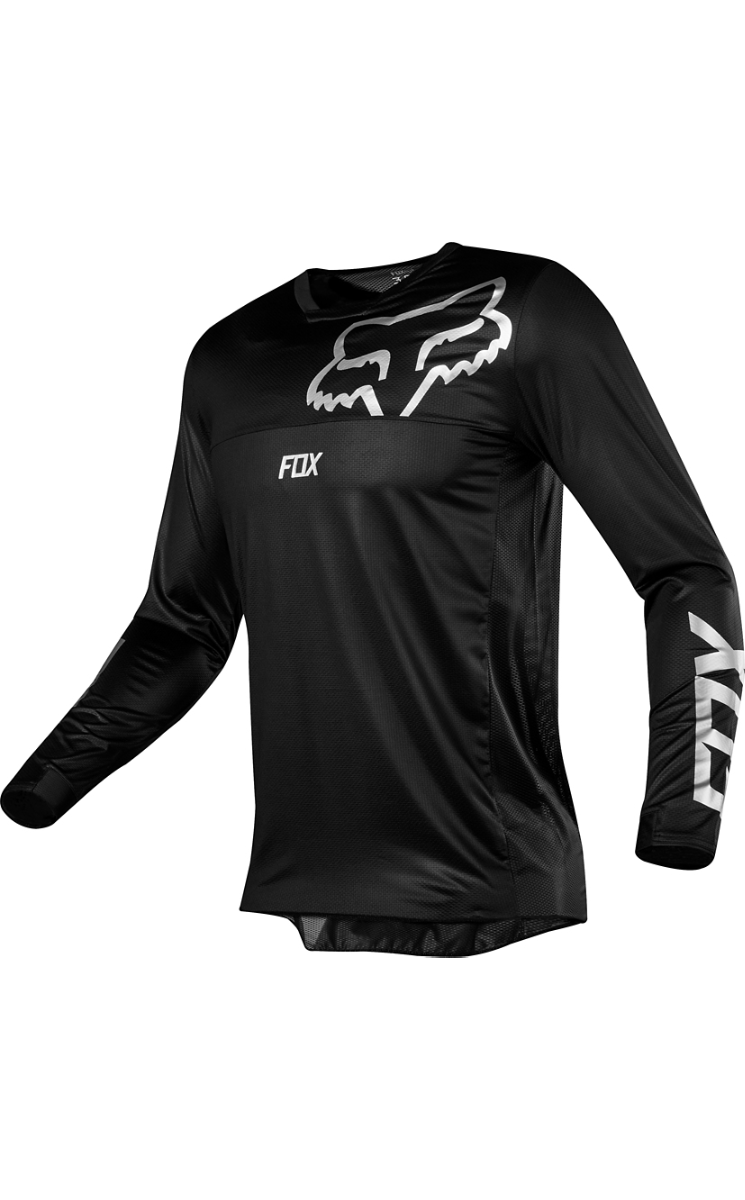 Футболка для мотокросса FOX Airline чёрная XL