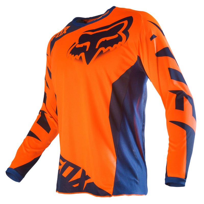 Мотоджерси Fox 180 Race Jersey оранжевое / синее XL
