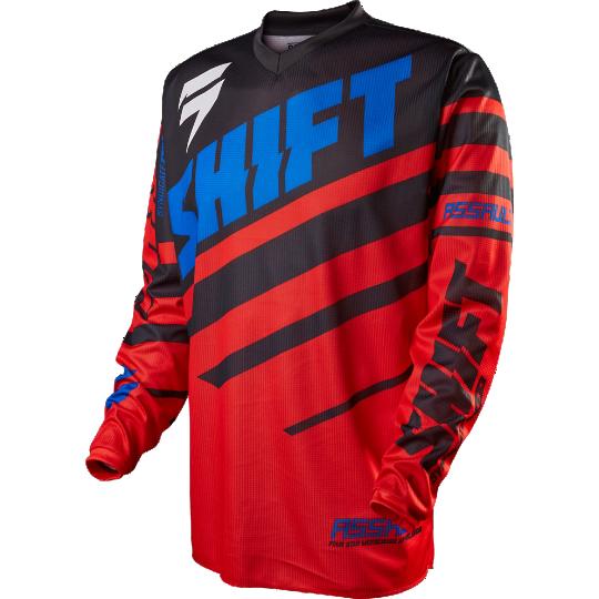 Мотоджерси подростковая Shift Assault Race Youth Jersey красное M (11781-003-M)