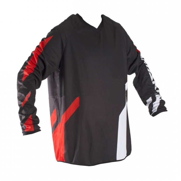 Футболка для мотокросса ATAKI Strike красная/черная    XS