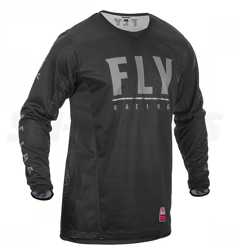 Футболка для мотокросса FLY RACING PATROL черная (2020)    S