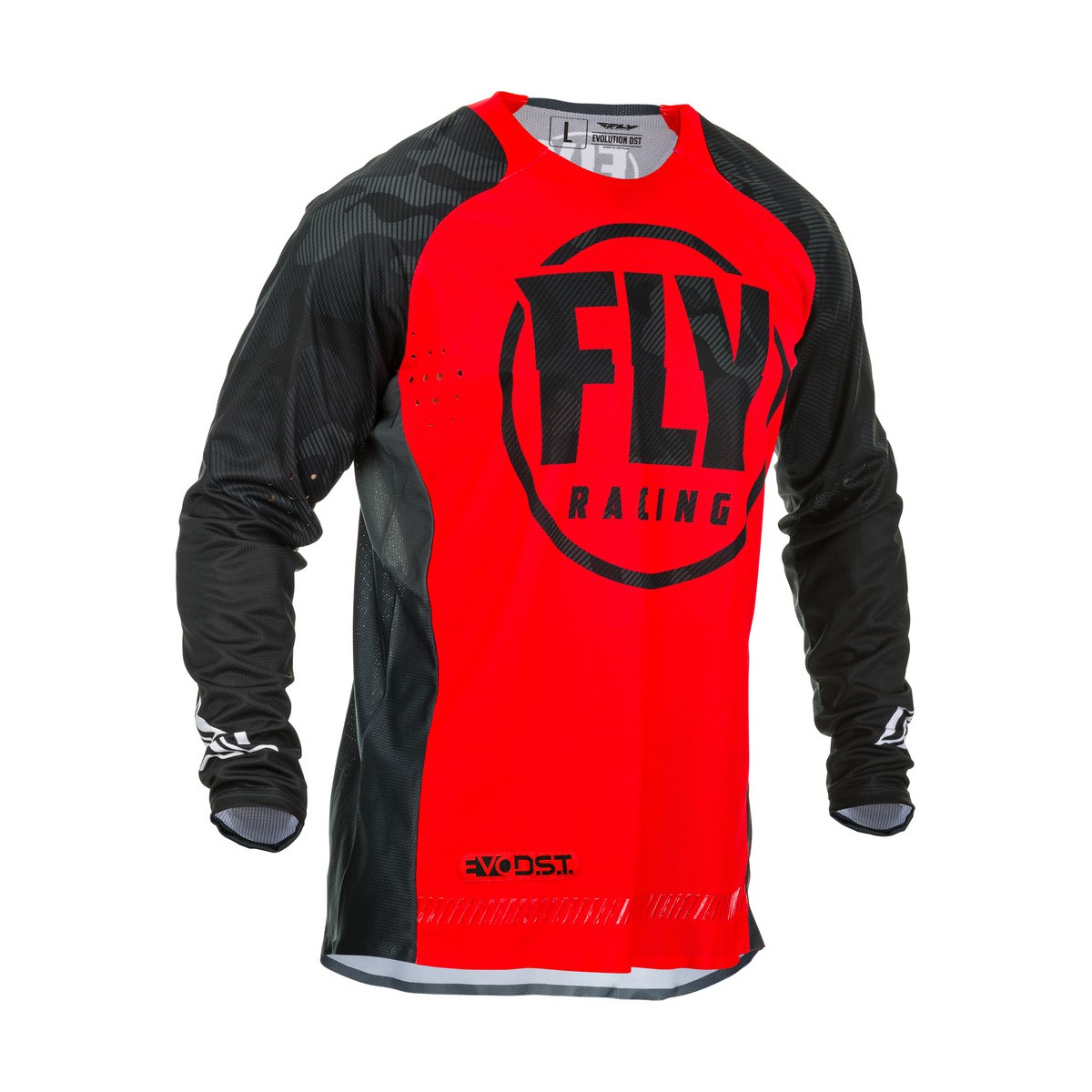 Футболка для мотокросса FLY RACING EVOLUTION DST красная/черная (2020) XL